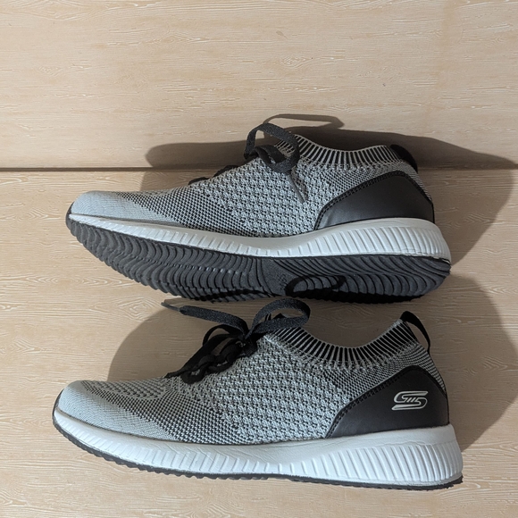 BOBS from Skechers Black and Gray Knit Sneakers - Picture 3 of 8